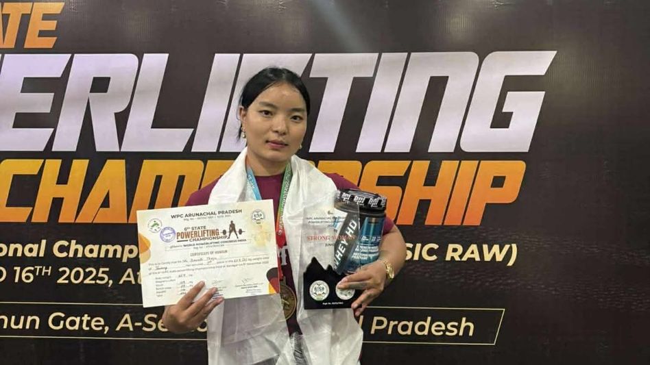 Arunachal’s Basanti Thriju wins gold, earns ‘Strongest Woman’ title at state powerlifting meet Arunachal’s Basanti Thriju wins gold, earns ‘Strongest Woman’ title at state powerlifting meet