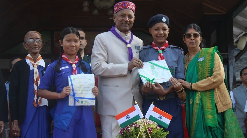 305 young people receive Governor's Award at Meghalaya Scouts and Guides Diamond Jubilee 305 young people receive Governor's Award at Meghalaya Scouts and Guides Diamond Jubilee