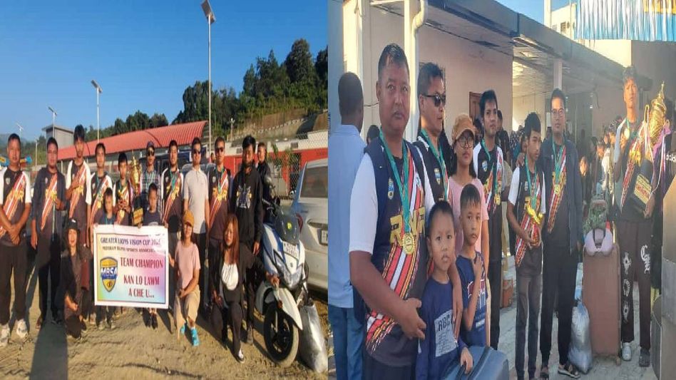 Mizoram blind football team clinches Greater Lions Vision Cup 2025 in Siliguri Mizoram blind football team clinches Greater Lions Vision Cup 2025 in Siliguri