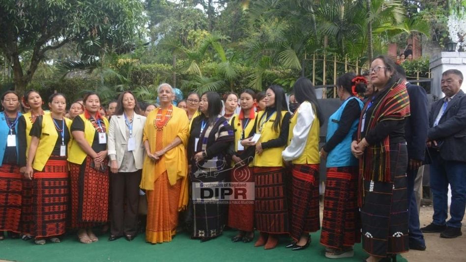 Sitharaman reviews schemes in Nagaland, meets anganwadi workers during high-level Kiphire visit Sitharaman reviews schemes in Nagaland, meets anganwadi workers during high-level Kiphire visit