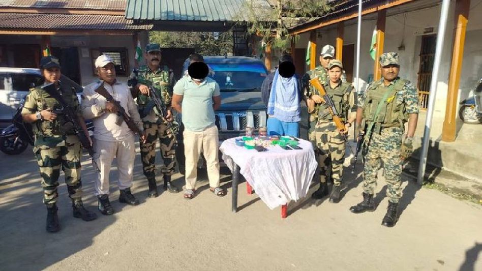 Manipur: Security forces arrest five in two major anti-narcotics operations across the state Manipur: Security forces arrest five in two major anti-narcotics operations across the state
