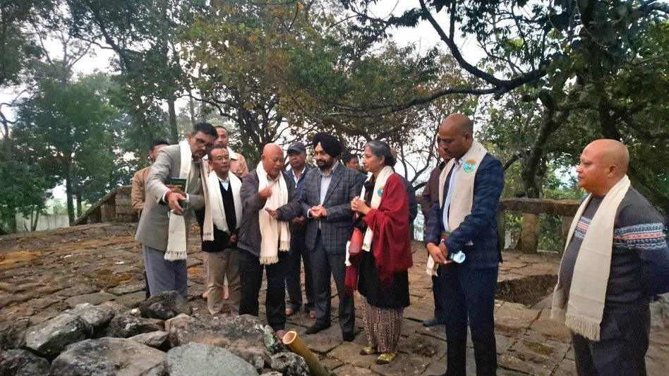 Meghalaya: Election Commissioner visits sacred Lum Sohpetbneng during state tour Meghalaya: Election Commissioner visits sacred Lum Sohpetbneng during state tour