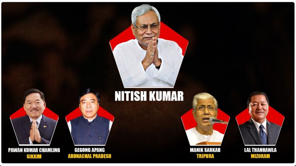 As Nitish Kumar eyes 10th term, Northeast leaders dominate India’s longest-serving chief ministers list As Nitish Kumar eyes 10th term, Northeast leaders dominate India’s longest-serving chief ministers list