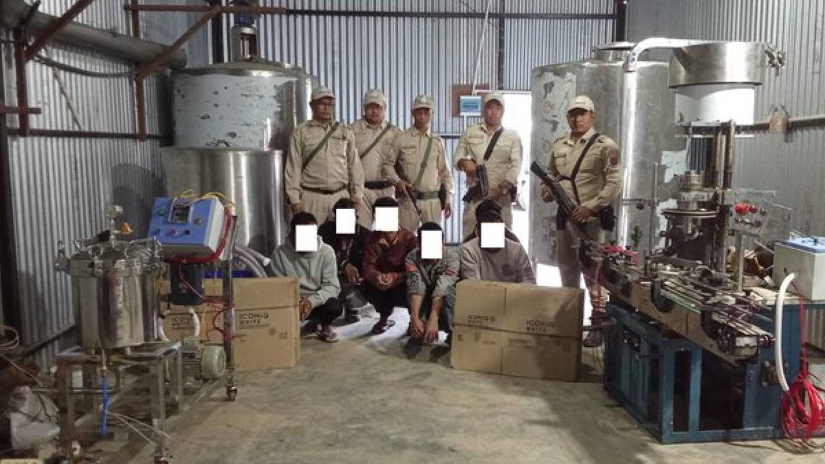 Manipur: Seven arrested in Imphal West for running illegal liquor factory