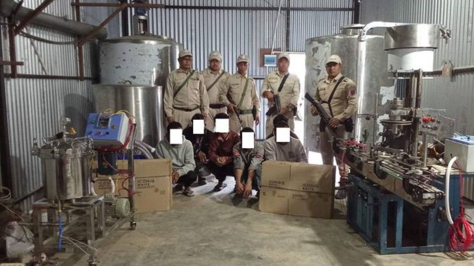 Manipur: Seven arrested in Imphal West for running illegal liquor factory Manipur: Seven arrested in Imphal West for running illegal liquor factory