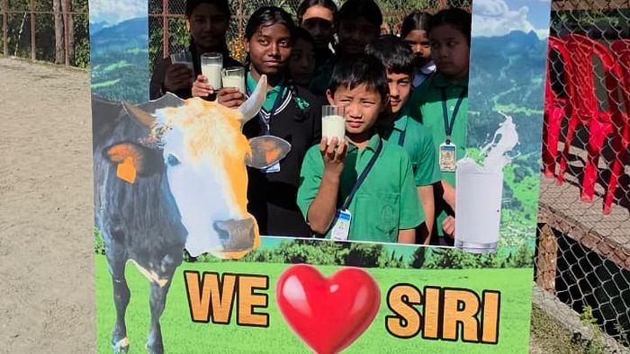 Sikkim livestock development board celebrates National Milk Day at a government school