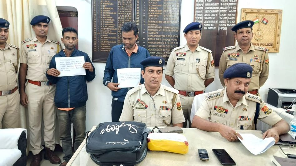 Two youths arrested in Agartala with 10,000 Yaba tablets worth over Rs 10 lakh Two youths arrested in Agartala with 10,000 Yaba tablets worth over Rs 10 lakh