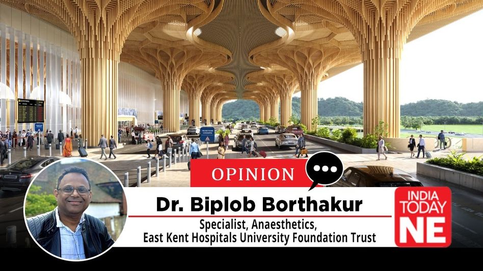 Guwahati terminal T2- seat belts on, set on course! Blue skies and tailwind! Guwahati terminal T2- seat belts on, set on course! Blue skies and tailwind!