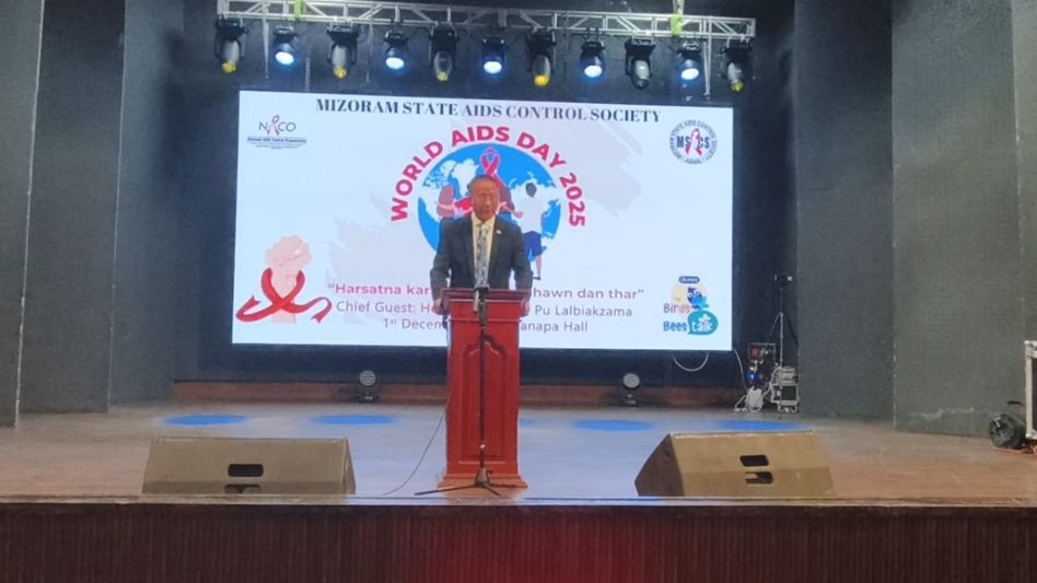 Mizoram observes World AIDS Day 2025, officials warn of rising HIV risk among men Mizoram observes World AIDS Day 2025, officials warn of rising HIV risk among men