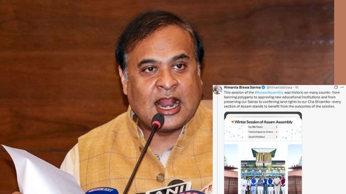 Himanta Biswa Sarma calls winter session of Assam assembly session ‘historic’, highlights major reforms