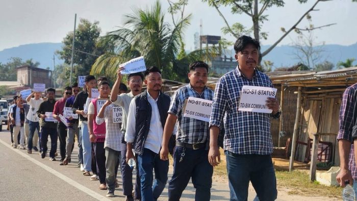 Dokmoka to Haflong erupts in protest against ST status move
