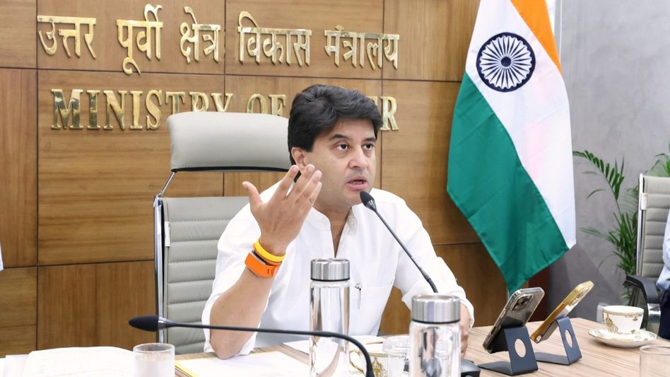 Scindia begins three-day visit to Nagaland, highlights Centre’s push for northeast development Scindia begins three-day visit to Nagaland, highlights Centre’s push for northeast development