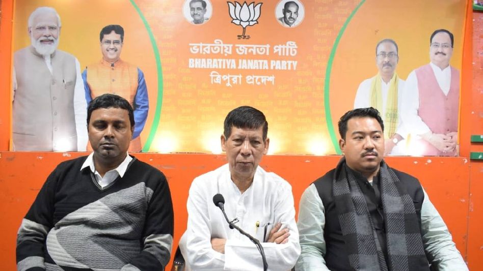 Tipra Motha’s exit from district council certain ahead 2026 polls says BJP, declares massive joining Tipra Motha’s exit from district council certain ahead 2026 polls says BJP, declares massive joining