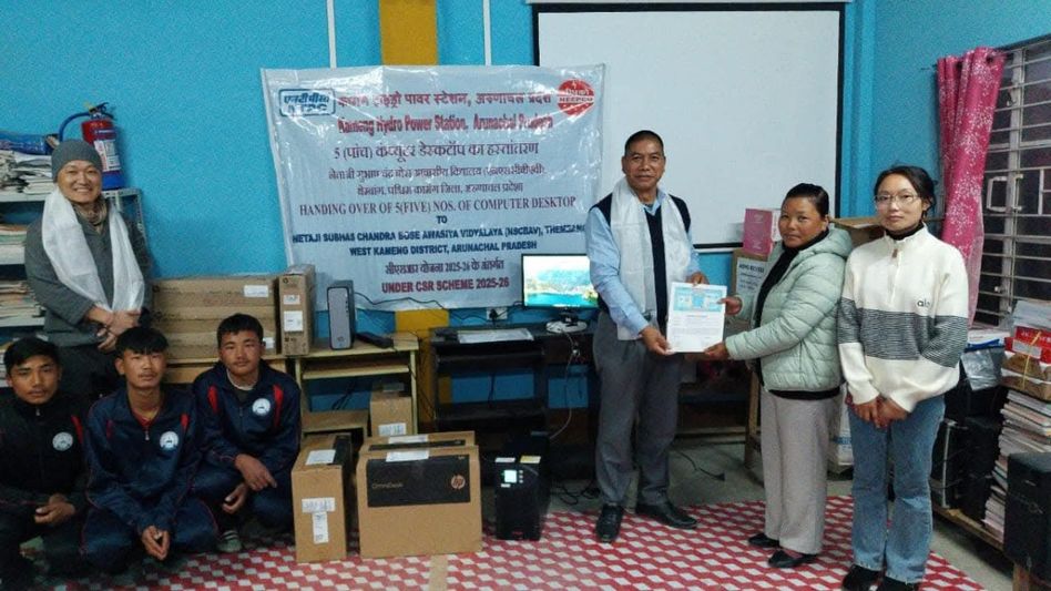 Kameng Hydro Power Station donates computer systems to boost digital learning in Arunachal's West Kameng Kameng Hydro Power Station donates computer systems to boost digital learning in Arunachal's West Kameng