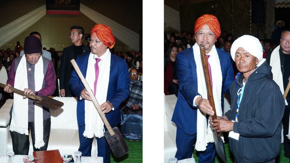 Meghalaya CM inaugurates Tri Hills Ensemble, vows to safeguard Khasi, Garo and Jaiñtia heritage Meghalaya CM inaugurates Tri Hills Ensemble, vows to safeguard Khasi, Garo and Jaiñtia heritage