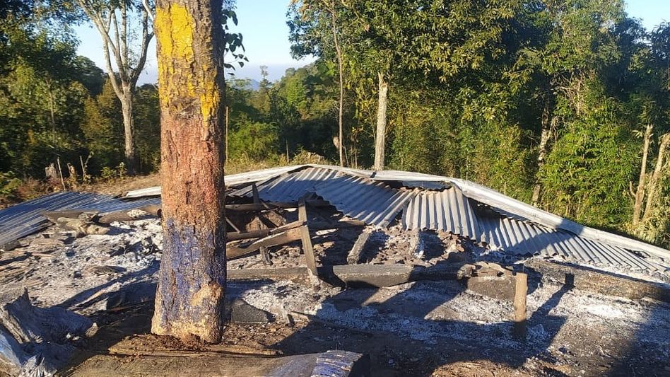 Nagaland: Tuensang church's sacred cabin razed in suspected arson attack Nagaland: Tuensang church's sacred cabin razed in suspected arson attack