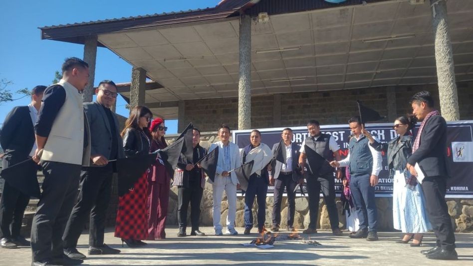 NSF observes ‘North East Black Day’ in Kohima, protests Citizenship Amendment Act NSF observes ‘North East Black Day’ in Kohima, protests Citizenship Amendment Act