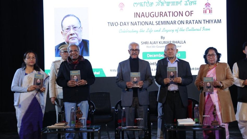 Manipur Governor opens national seminar honouring theatre icon Ratan Thiyam's legacy in Imphal Manipur Governor opens national seminar honouring theatre icon Ratan Thiyam's legacy in Imphal
