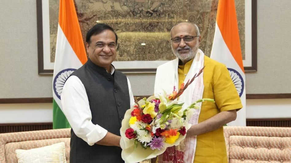 Himanta Biswa Sarma meets Vice President C.P. Radhakrishnan, extends invitation to visit Assam Himanta Biswa Sarma meets Vice President C.P. Radhakrishnan, extends invitation to visit Assam