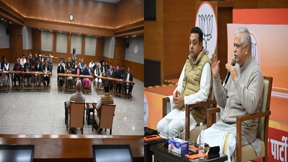 BJP MLAs from Meitei and Kuki communities jointly attend high-level meeting in Delhi, emphasise peace in Manipur BJP MLAs from Meitei and Kuki communities jointly attend high-level meeting in Delhi, emphasise peace in Manipur