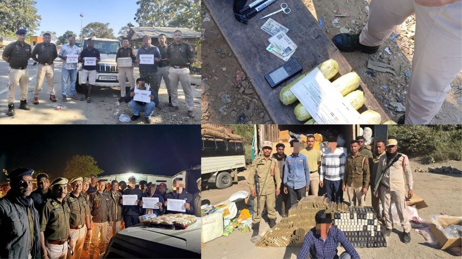 Assam police seize drugs worth Rs 2.95 crore, five held in twin operations Assam police seize drugs worth Rs 2.95 crore, five held in twin operations