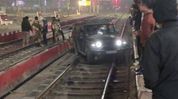 Car enters railway track in Nagaland's Dimapur, driver arrested; probe underway Car enters railway track in Nagaland's Dimapur, driver arrested; probe underway