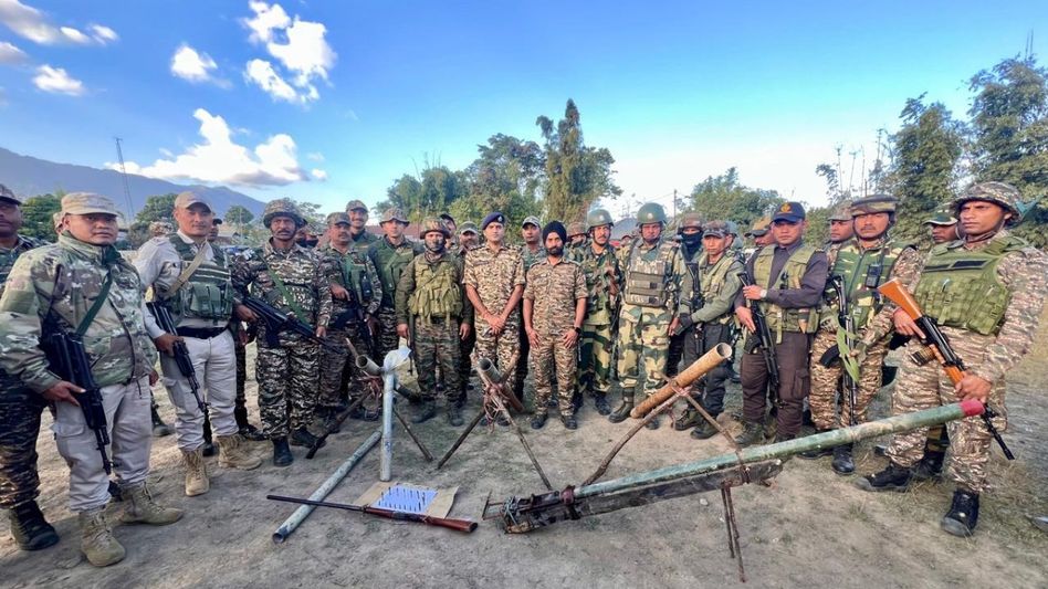 Manipur police register FIR after indiscriminate firing in Torbung; recover arms and IED Manipur police register FIR after indiscriminate firing in Torbung; recover arms and IED