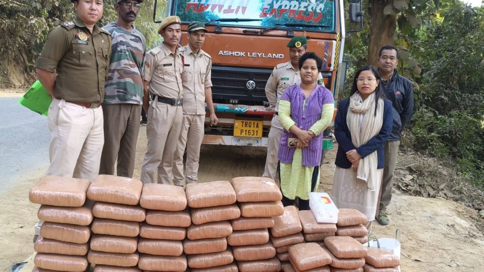 Tripura police seize cannabis worth Rs 15 lakh; driver absconds Tripura police seize cannabis worth Rs 15 lakh; driver absconds