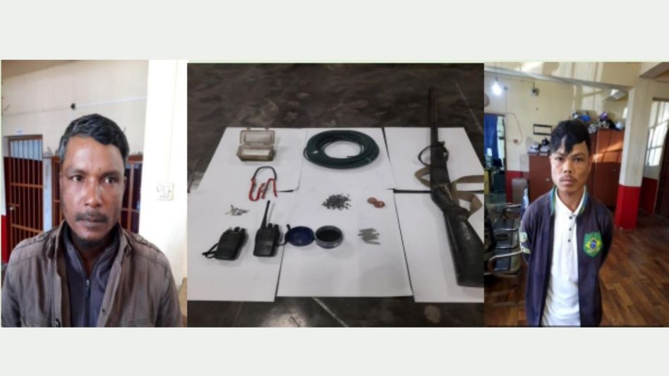 Meghalaya police arrest two over IED blast at East Jaintia Hills construction site Meghalaya police arrest two over IED blast at East Jaintia Hills construction site
