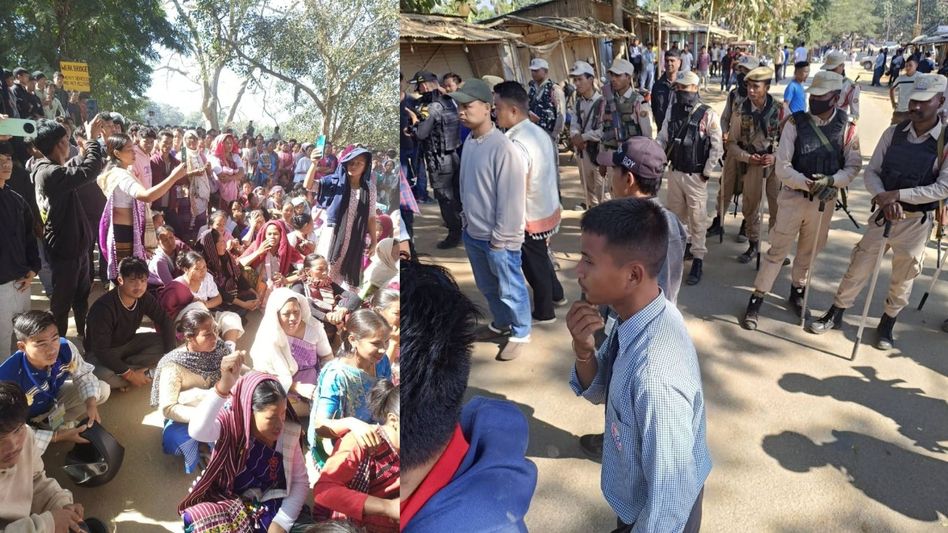 Assam: Hunger strikers’ removal triggers major road blockade in West Karbi Anglong's Kheroni Bridge Assam: Hunger strikers’ removal triggers major road blockade in West Karbi Anglong's Kheroni Bridge