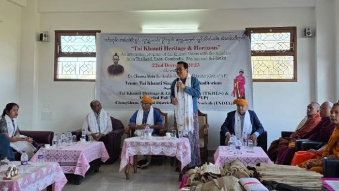 Global scholars engage with Arunachal DyCM on preserving Tai Khamti heritage and ancient manuscripts