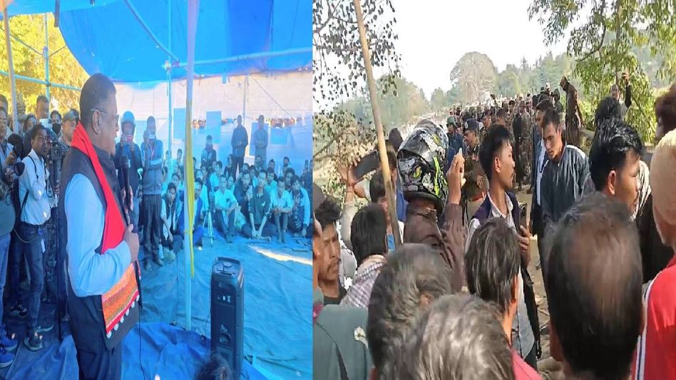 Karbi groups end hunger strike after assurance from Assam government, situation continues to remain tense Karbi groups end hunger strike after assurance from Assam government, situation continues to remain tense