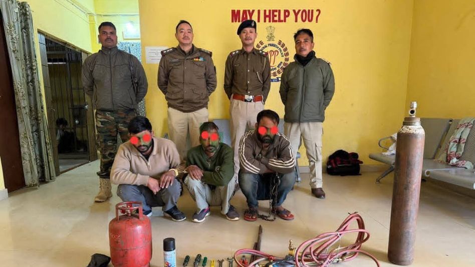 Arunachal police arrest three in inter-state ATM robbery racket spanning Assam, UP, Haryana Arunachal police arrest three in inter-state ATM robbery racket spanning Assam, UP, Haryana