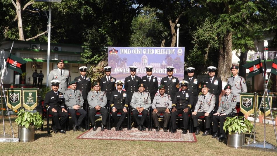 Indian Coast Guard delegation visits Assam Rifles in Agartala to deepen operational ties Indian Coast Guard delegation visits Assam Rifles in Agartala to deepen operational ties