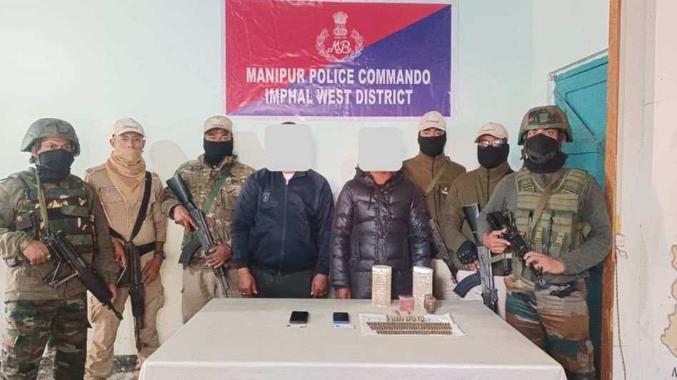 Manipur police arrest KYKL cadre, associate with ammunition and explosives Manipur police arrest KYKL cadre, associate with ammunition and explosives