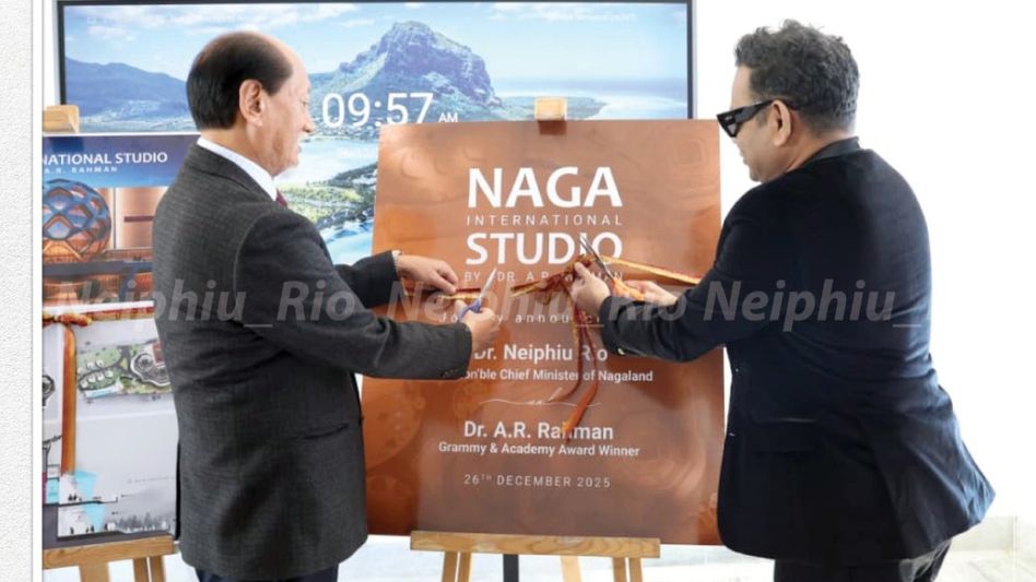 Naga international studio announced: CM Rio, AR Rahman partner to create global creative hub in Nagaland Naga international studio announced: CM Rio, AR Rahman partner to create global creative hub in Nagaland