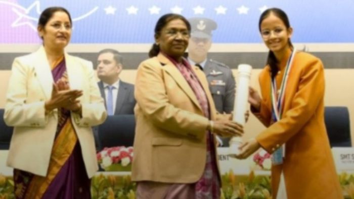 Jorhat’s Aishi Prisha Borah receives Pradhan Mantri Rashtriya Bal Puraskar