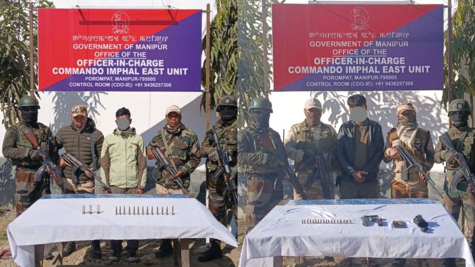 Manipur police arrest two in Imphal East, seize pistol and ammunition Manipur police arrest two in Imphal East, seize pistol and ammunition