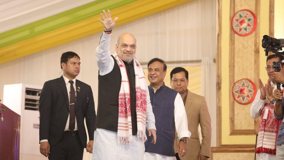 Amit Shah inaugurates Northeast’s largest auditorium in Guwahati Amit Shah inaugurates Northeast’s largest auditorium in Guwahati