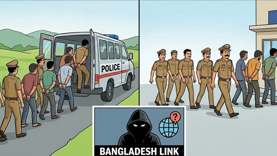 11 arrested in Assam, Tripura over alleged Bangladesh-based extremist links 11 arrested in Assam, Tripura over alleged Bangladesh-based extremist links