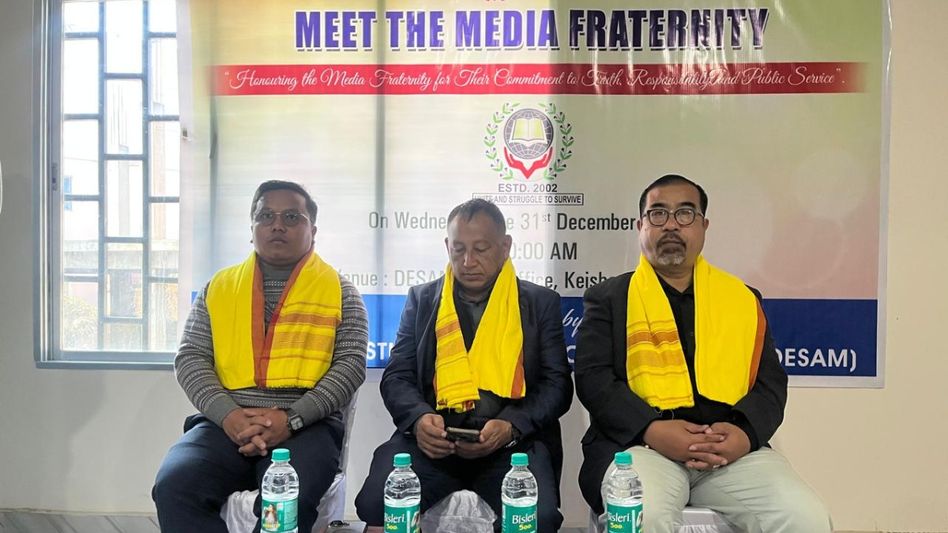 DESAM honours Manipur journalists, lauds media’s role as pillar of truth and public service DESAM honours Manipur journalists, lauds media’s role as pillar of truth and public service