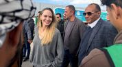 Angelina Jolie visits Rafah Crossing as Israel suspends operations of aid groups in Gaza Angelina Jolie visits Rafah Crossing as Israel suspends operations of aid groups in Gaza
