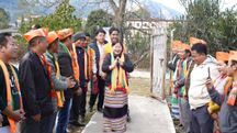 Arunachal minister meets newly elected BJP panchayat members in Anjaw Arunachal minister meets newly elected BJP panchayat members in Anjaw