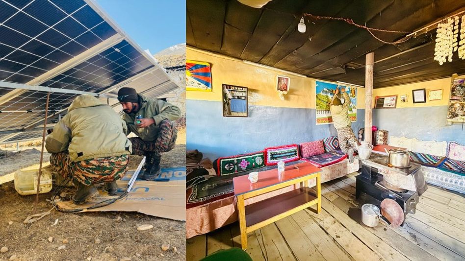 Solar plant at 15,000 ft brings year-round power to Sikkim border village Solar plant at 15,000 ft brings year-round power to Sikkim border village