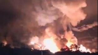 United States carried out a large-scale strike against Venezuela (Screengrab)