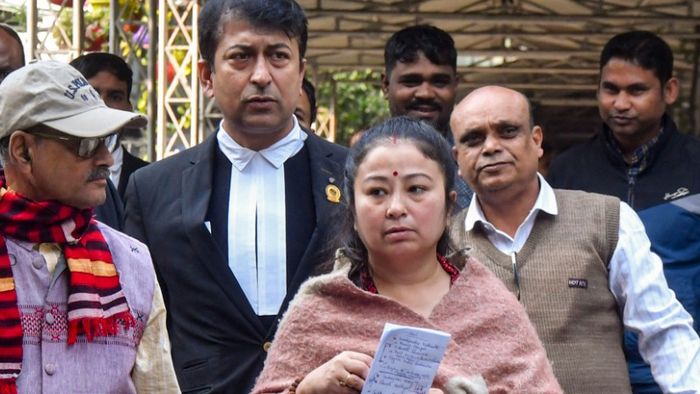 Zubeen Garg’s wife Garima Garg (PTI)