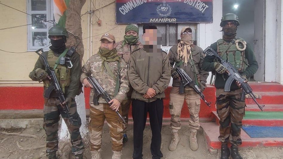 Manipur security forces seize weapons, explosives and arrest multiple militants Manipur security forces seize weapons, explosives and arrest multiple militants