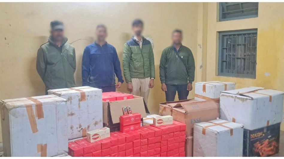 Assam Rifles seize Rs 34 lakh worth of counterfeit cigarettes in Silchar raid Assam Rifles seize Rs 34 lakh worth of counterfeit cigarettes in Silchar raid
