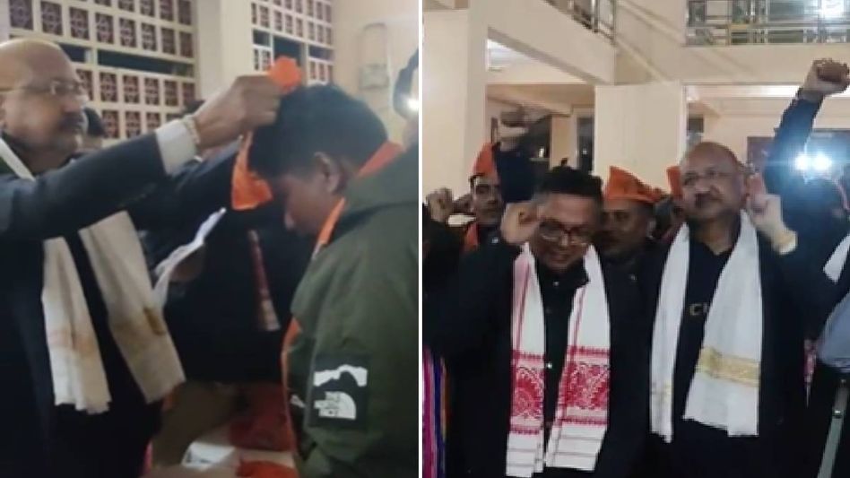 BJP strengthens base in Margherita with mass joining programme at Atal Bihari Vajpayee Bhawan BJP strengthens base in Margherita with mass joining programme at Atal Bihari Vajpayee Bhawan