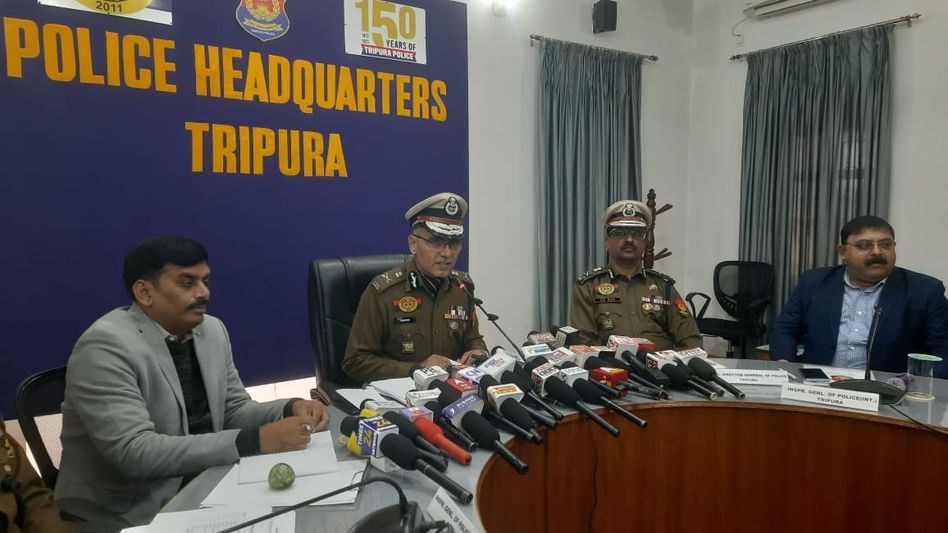 Tripura records lowest crime rate in 20 years, crime drops 8.3 per cent in 2025 compared to 2024: DGP Tripura records lowest crime rate in 20 years, crime drops 8.3 per cent in 2025 compared to 2024: DGP